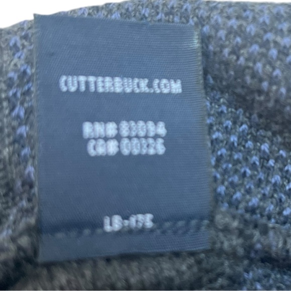 Y2K Men’s Pullover V-Neck Sweater Vest Navy Blue Cutter & Buck Sz XLT - Picture 6 of 9